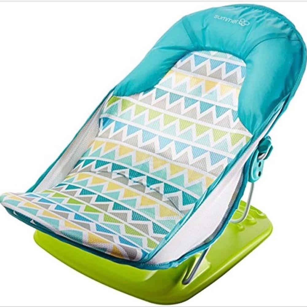 Summer Infant Baby Bather in Teal and Green